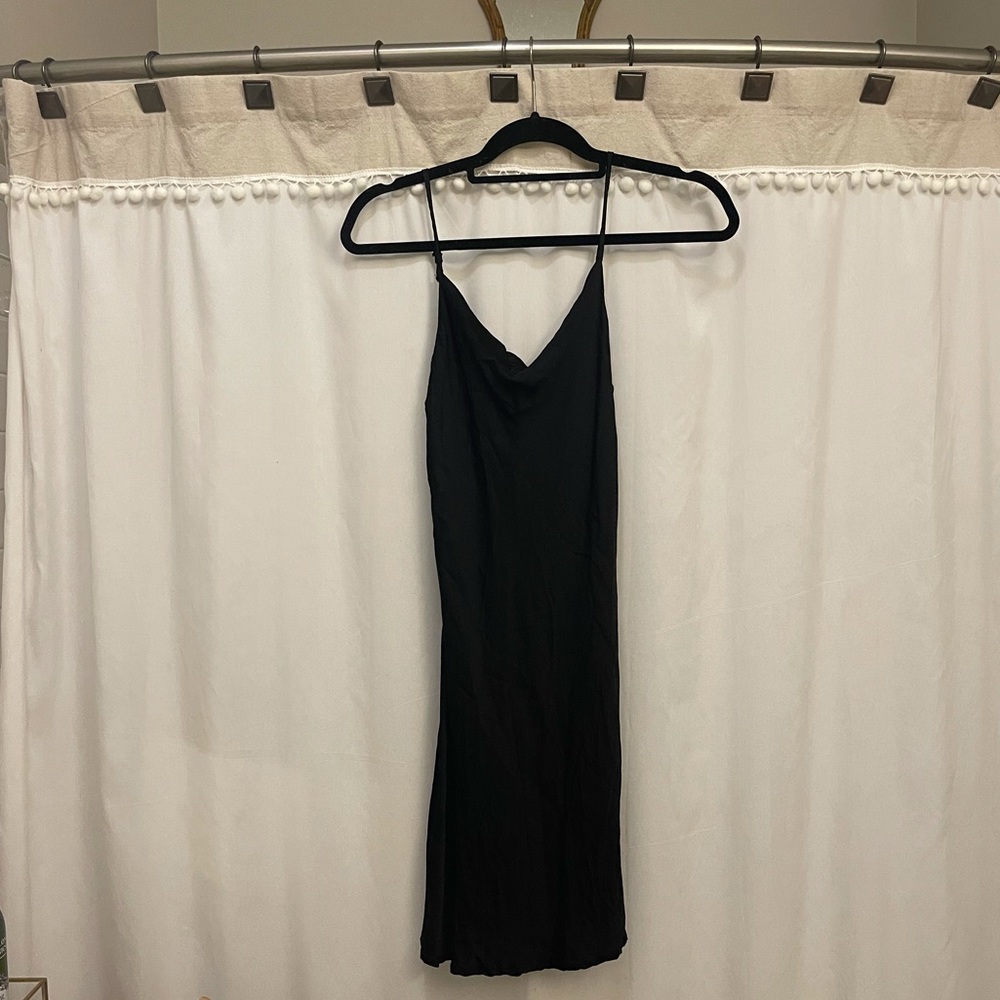 S Oliviaceous Slip Dress